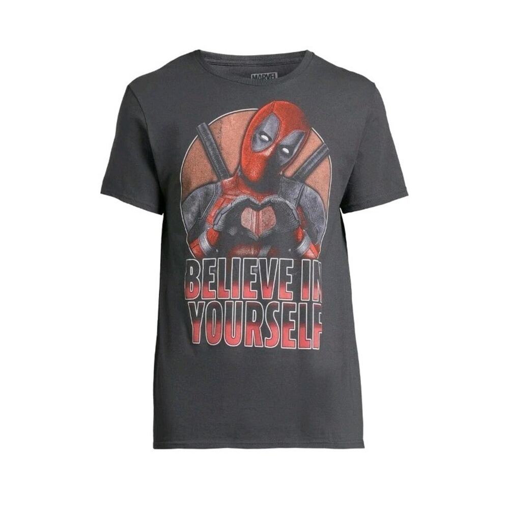 Deadpool Men's Believe in Yourself Graphic T-shirt 3XL Marvel Dead Pool